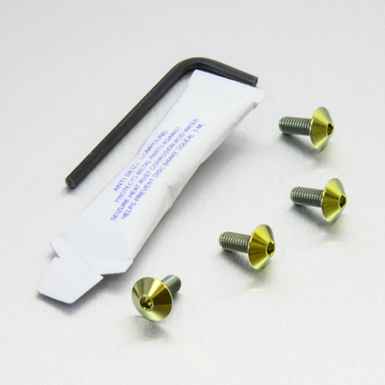 2021-2025 Suzuki GSX1300R Hayabusa Titanium Heel Plate Bolt Kit TIHPLATE170