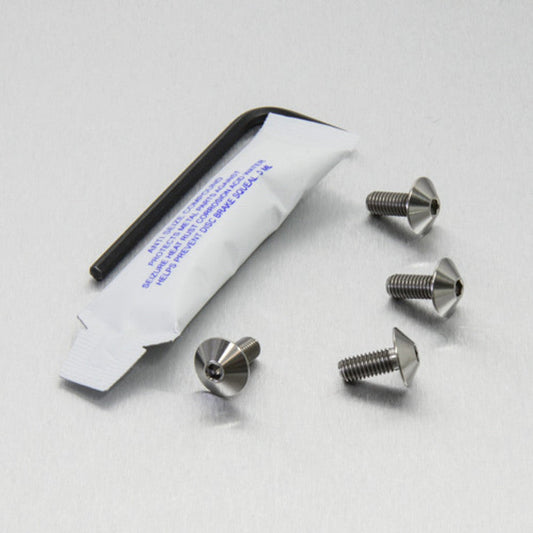 2021-2025 Suzuki GSX1300R Hayabusa Titanium Heel Plate Bolt Kit TIHPLATE170