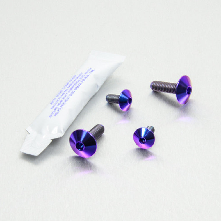 2017-2025 Suzuki GSXR1000 Titanium Heel Plate Bolt Kit TIHPLATE240