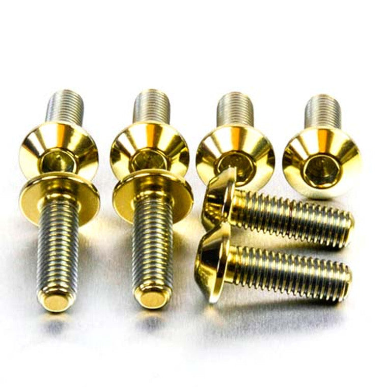 2007-2008 Suzuki GSXR1000 Titanium Rider Footrest Hanger Bolt Kit TIRREST180