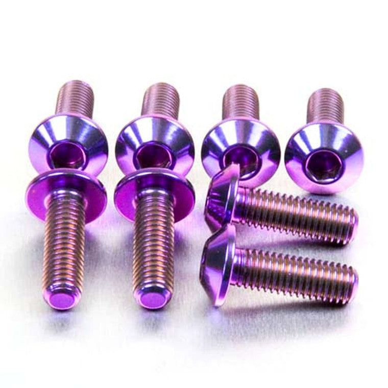 2007-2008 Suzuki GSXR1000 Titanium Rider Footrest Hanger Bolt Kit TIRREST180