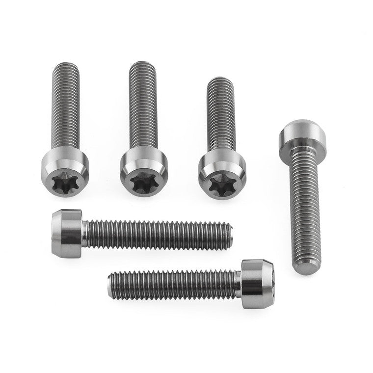 2007-2008 Suzuki GSXR1000 Titanium Top & Bottom Clamp Yoke Pinch Kit Torx Drive TITRIPCL2100