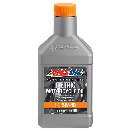 AMSOIL 5W-40 100% Synthetic Metric Motorcycle Oil